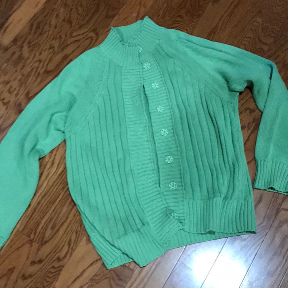 Green Large Coldwater Creek Sweater